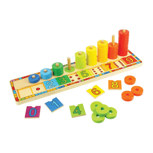 wooden colourful counting toy
