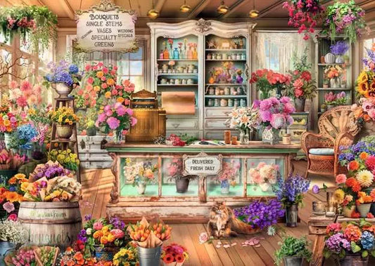 all season flower shop puzzle