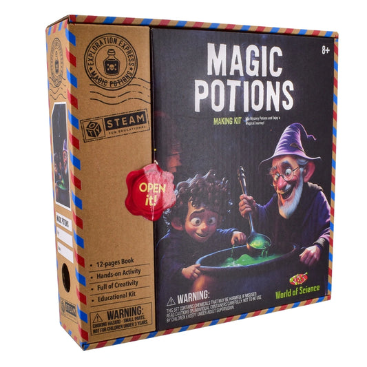 packaging of potion making kit