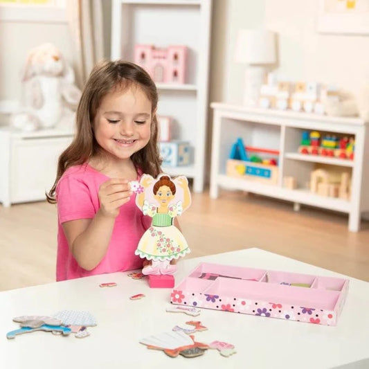 girl playing with nina ballerina playset