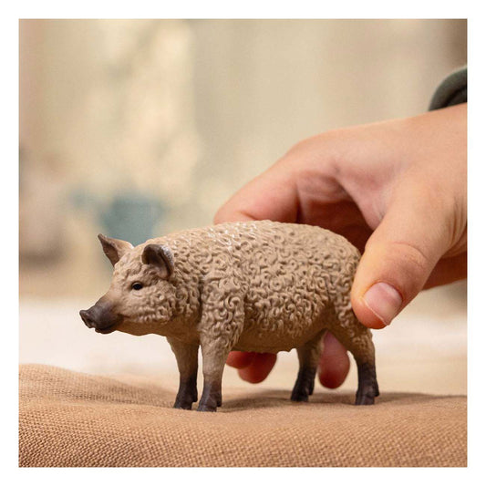 hand holding mangalica figure