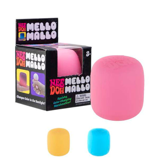 pink , orange and blue squishy balls with black packaging on white background