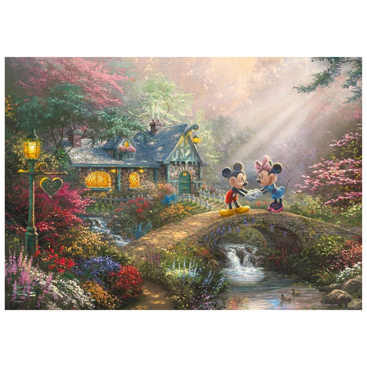 disney mickey and minnie finished puzzle