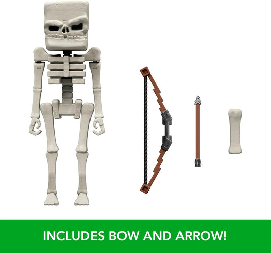 skeleton figure with bow and arrow accessories