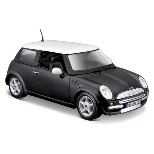 black mini cooper model car