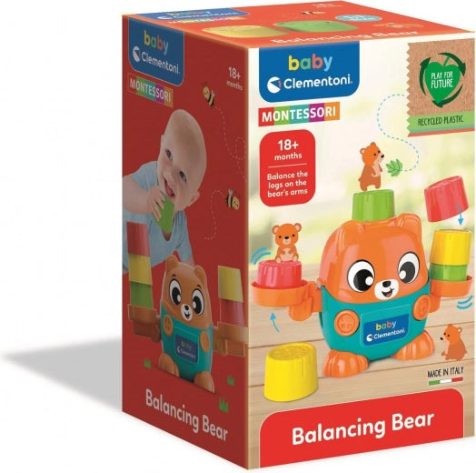 colourful balancing bear packaging