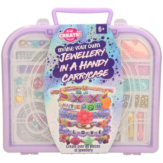 purple bracelet making set in packaging