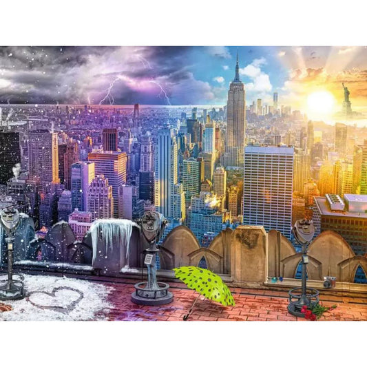 new york summer and winter