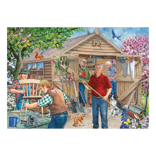 our man shed finished puzzle