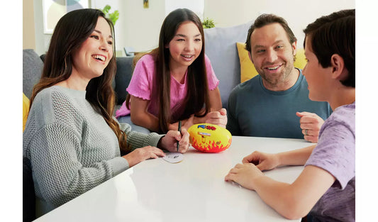 family enjoying pictato game