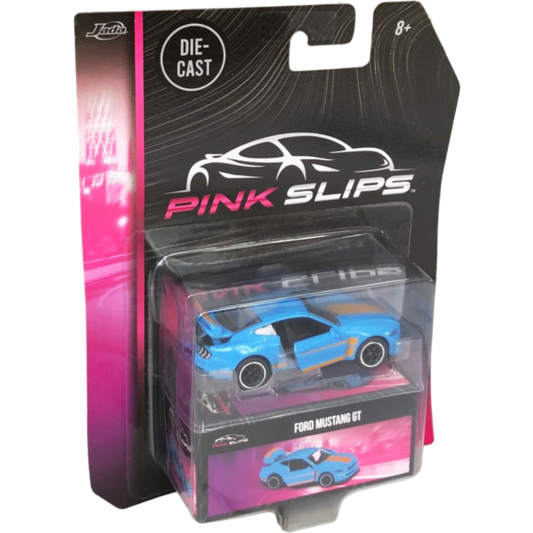 pinks slips ford mustang gt in packaging from the side