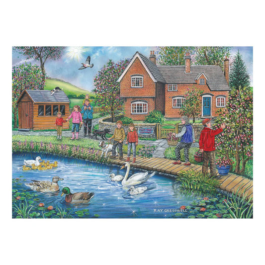 plum cottage finished puzzle