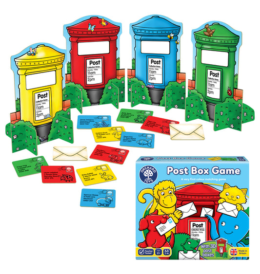 post box game with contents