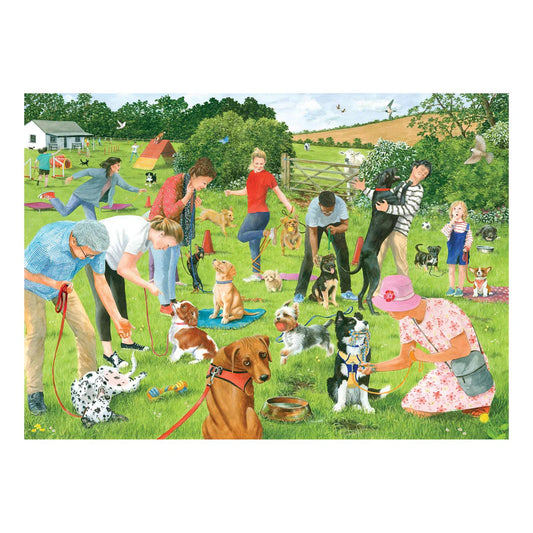 puppy school finished puzzle