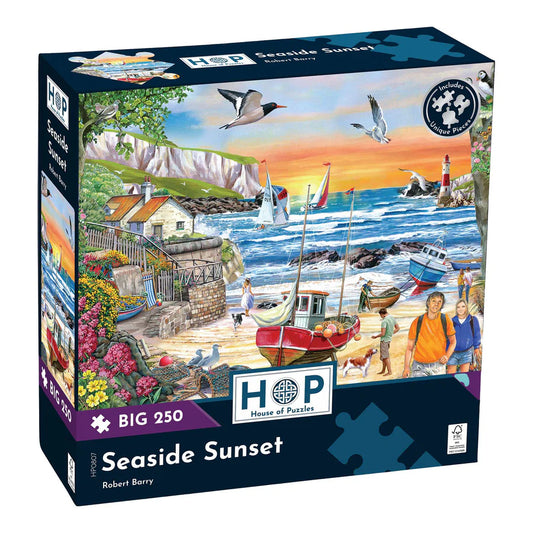 seaside sunset puzzle box
