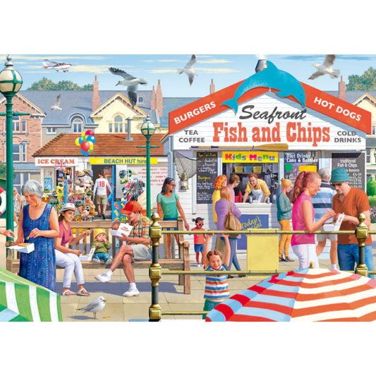 saeside supper finished puzzle