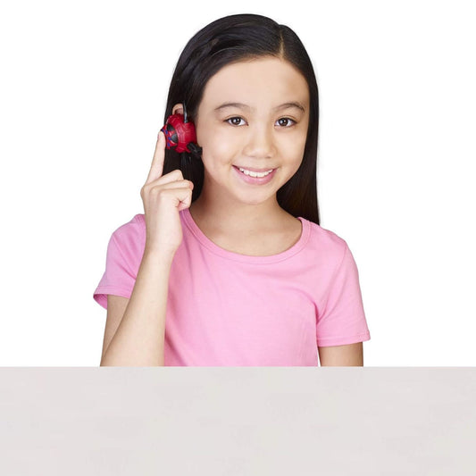 girl wearing spy ninja noise enhancer