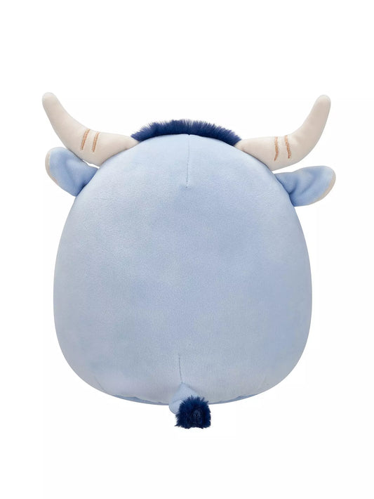 back of toro the blue highland cow