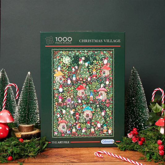 The Art File - Christmas Village 1000pc Jigsaw Puzzle
