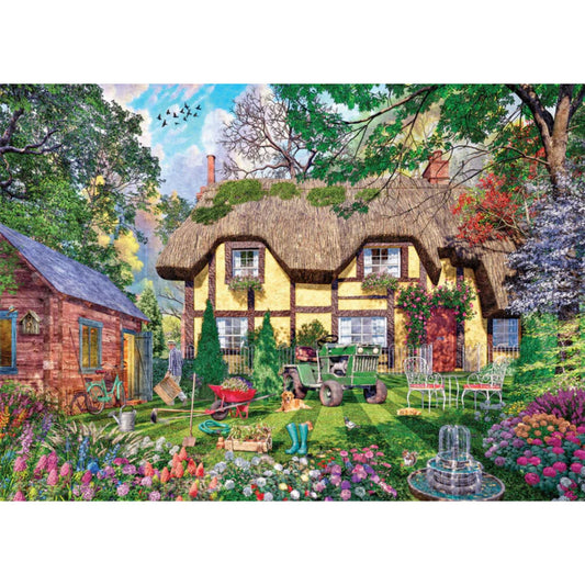the caretakers cottage finished puzzle