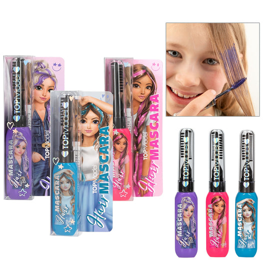 assorted colours of hair mascara