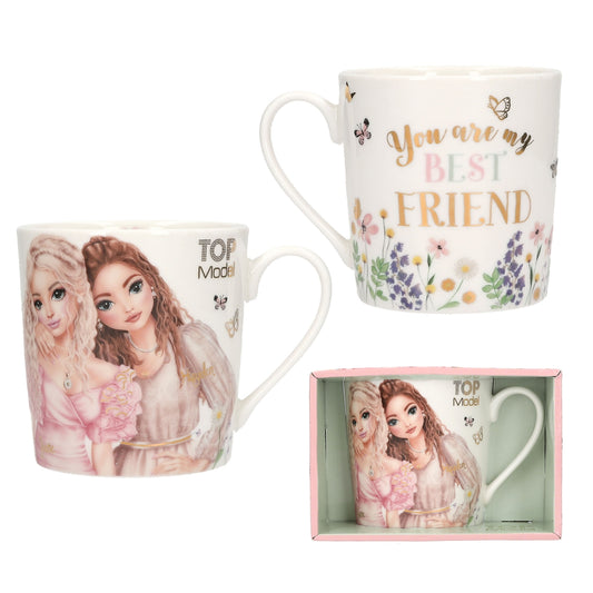 features of top model you're my best friend mug