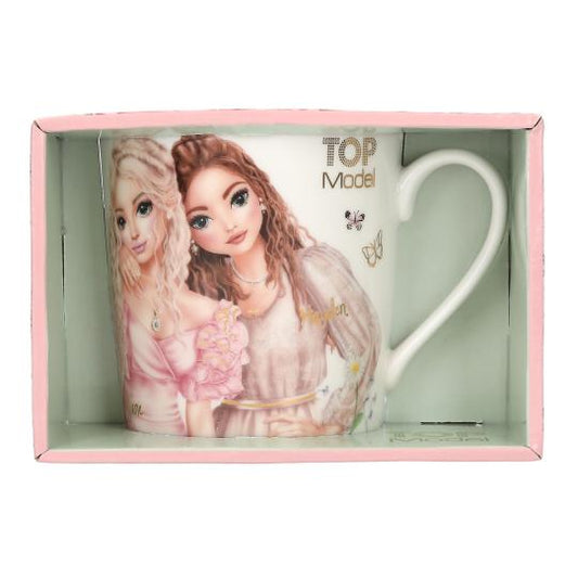 front of packaging for top model summer feeling mug