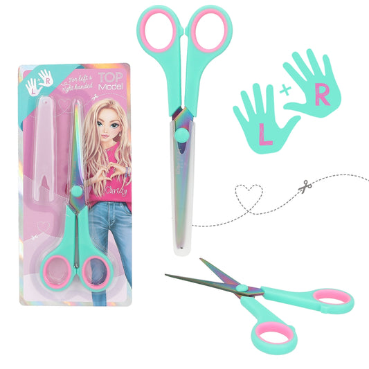 top model left and right hand scissors