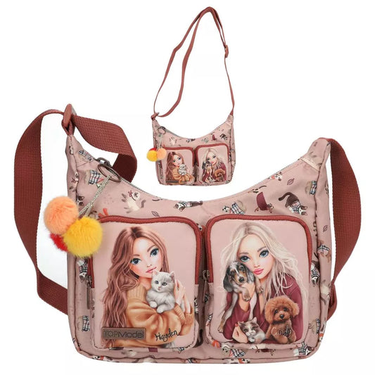 top model friends fur ever shoulder bag