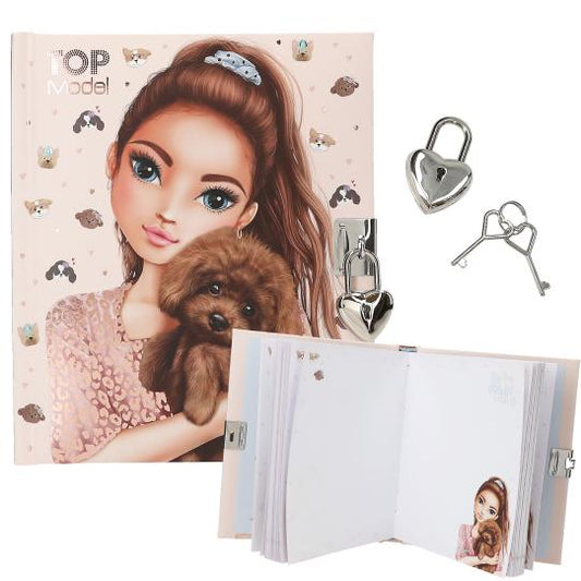 doggy diary with padlock