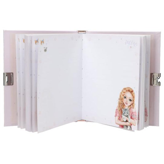 TOPModel kitty diary with padlock