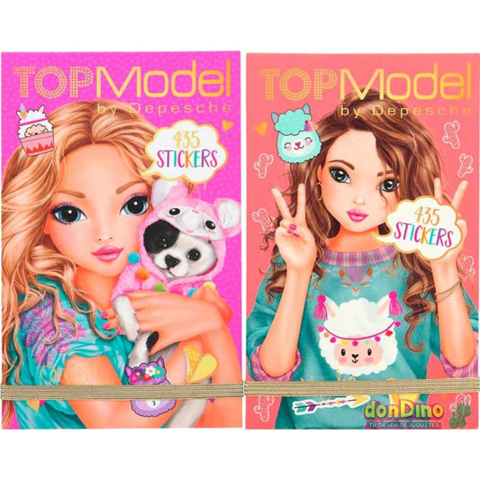 top model stickerpad