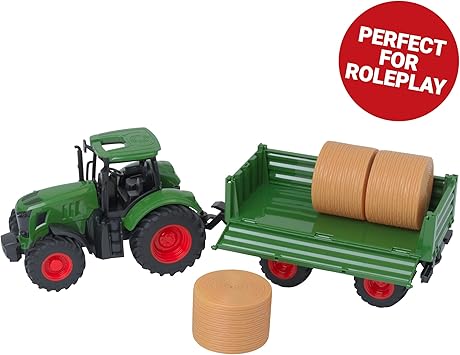 Classic Country Tractor and Trailer Set