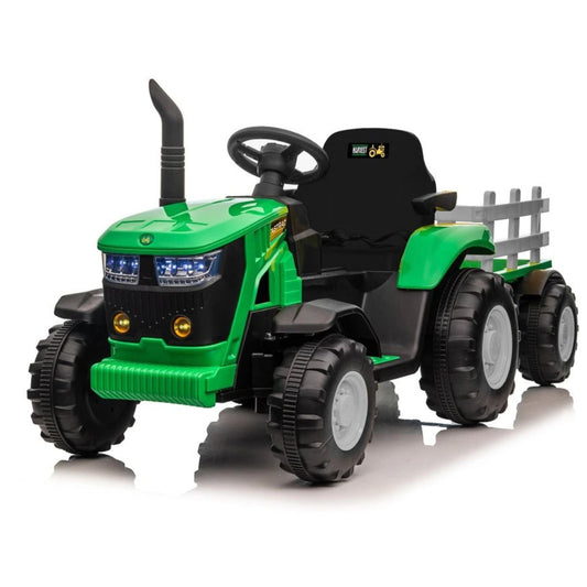 green ride on tractor