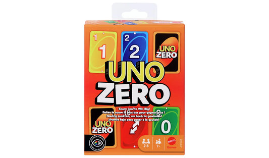 uno zero card game packaging