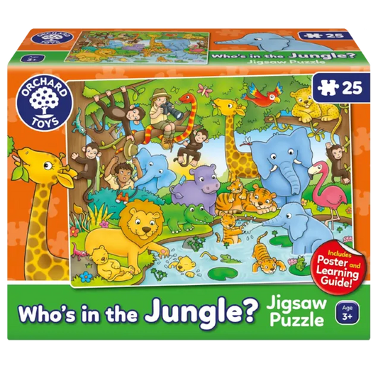 box for who's in the jungle puzzle