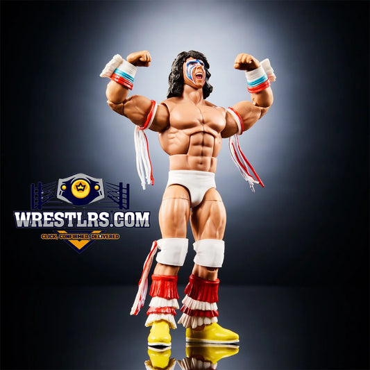 wwe ultimate warrior action figure cheering