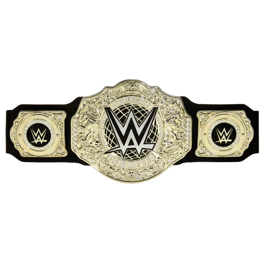 wwe gold belt displayed