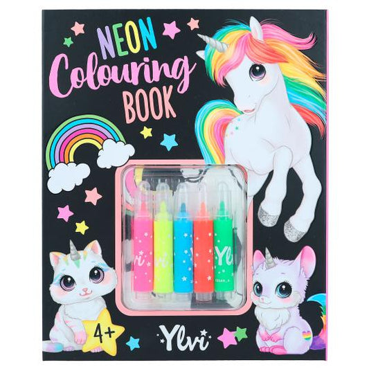 neon colouring book