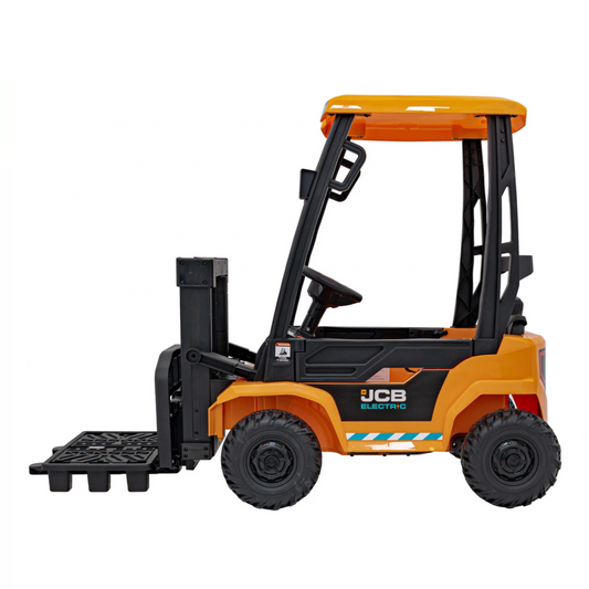 JCB Forklift 12V Electric Ride On Tractor Yellow