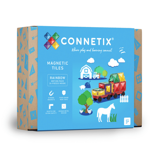 Connetix Rainbow Motion Pack 24pc