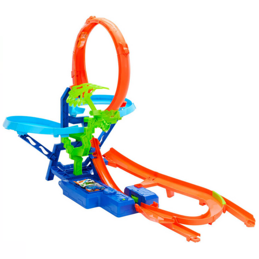 Hot Wheels Stunt Tracks Mid-Air Crash Playset