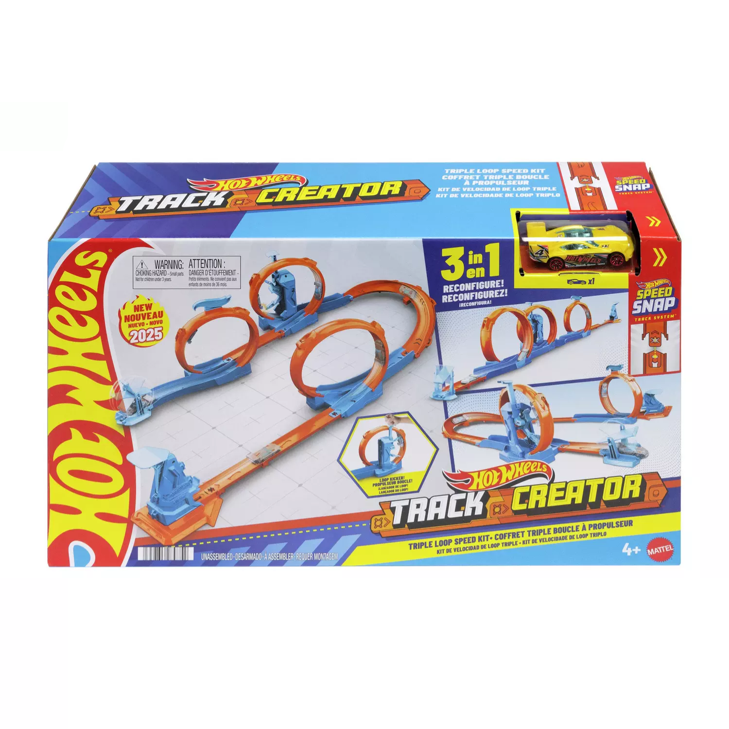 Hot Wheels Track Creator Triple Loop Frenzy Kit | Toys at Foys