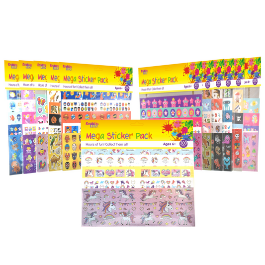 MEGA 300 STICKER PACK ASSORTED