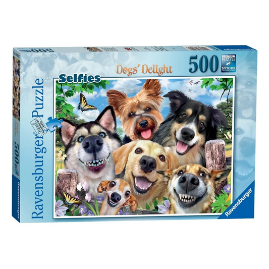 Ravensburger Selfies Dogs' Delight 500pc puzzle