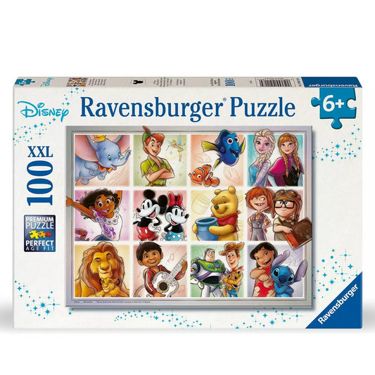 Ravensburger Disney Multi Character 100PC XXL puzzle toys at foys