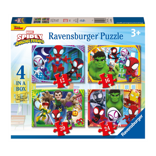 Ravensburger Spidey & His Amazing Friends 4 in a Box puzzle