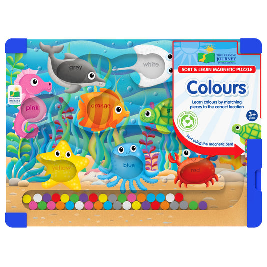 Sort & Learn Magnetic Puzzles Colours Sea