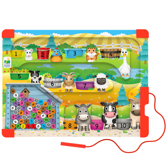 Sort & Learn Magnetic Puzzles Counting Farm