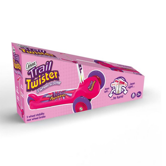 Trail Twist Scooter Pink packaging toys at foys